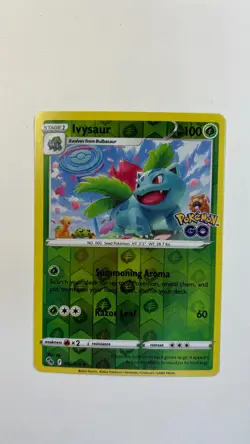 Ivysaur Pokemon GO Reverse Holo 002/078 NM/M - Image 1