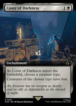 MTG Universes Beyond: Assassin's Creed ACR Cover of Darkness MINT (SELECT) - Image 2