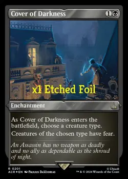 MTG Universes Beyond: Assassin's Creed ACR Cover of Darkness MINT (SELECT) - Image 3