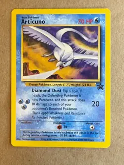 Articuno 22/53 Wizard Black Star Promo Regular Pokemon card Lightly Played LP - Image 1