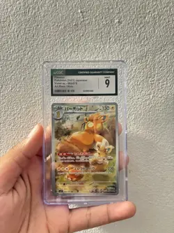 Pawmot CGC 9 Art Rare Holo 085/078 Sv1v Violet Ex Japanese Pokemon TCG Card - Image 1