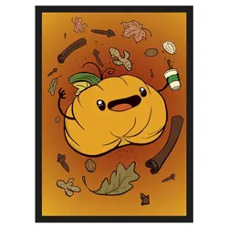 Pumpkin Spice Double Matte Standard Card Sleeves (50) Magic/Pokemon LGNMAT092 - Image 1