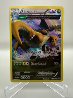 Pokemon TCG Dragonite Roaring Skies Reverse Holo Rare Card 52/108 - Image 2