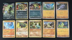 Pokemon TCG Tyranitar V Evolution Line Lot: 10 Cards Collection Set - Image 1