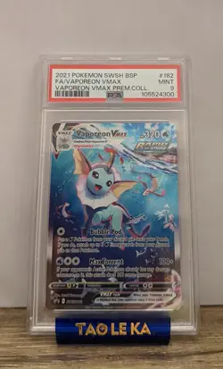 Vaporeon VMAX SWSH182 SWSH: Sword & Shield Promo Cards Holo - Image 1