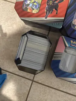 Vintage To New Pokemon Lot Of Bulk Cards 4 Full Tins - Image 2