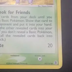 NIDORAN 70/112 - REVERSE Holo - Fire Red & Leaf Green Pokemon Card - NM/M - Image 4