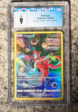 Pokemon CGC 9 Deoxys GG12/GG70 Galarian Gallery SS Crown Zenith Pokemon Card - Image 3
