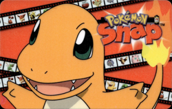 1999 Charmander Pokemon Snap Blockbuster Video Card - Image 1