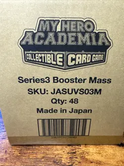 My Hero Academia Series 3 cards/48 Booster Packs - Image 1