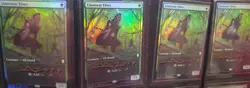 MTG 4 X FOIL LLANOWAR ELVES SHADOW SIGNED BY ARTIST OPEN HOUSE PROMO - Image 1