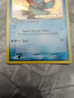 Pokemon EX Emerald Marshtomp Reverse Holo Card 36/106 TCG Holo LP - Image 3