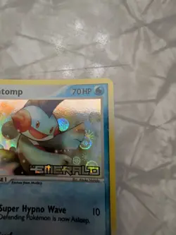 Pokemon EX Emerald Marshtomp Reverse Holo Card 36/106 TCG Holo LP - Image 4