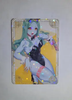 Rebecca Cyberpunk Waifu Cartoon Beauty Goddess Story Card Anime Hunny Bunny - Image 1