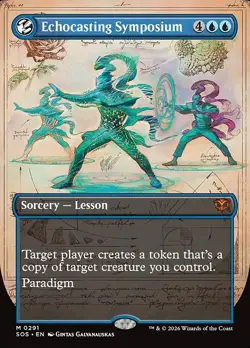 Echocasting Symposium-Secrets Of Strixhaven-Borderless-Regular-291-NM - Image 1