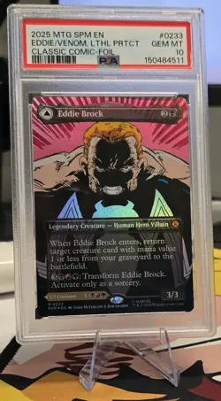 2025 MTG Marvel's Spider-Man Eddie Brock/ Venom, Lethal Protector PSA 10 #233 - Image 1