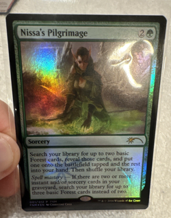 Nissa's Pilgrimage FNM Promos Foil 001/012 NM - Image 3