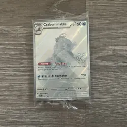 Pokemon TCG Crabominable 149/142 Holiday Calendar Illustration Rare Sealed - Image 1