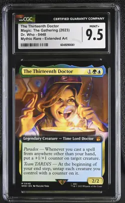 THE THIRTEENTH DOCTOR Doctor Who Extended Art Mythic CGC 9.5 MTG EDH - Image 1
