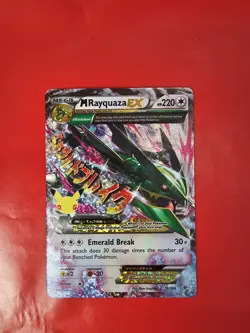 POKEMON TCG MEGA M RAYQUAZA EX 76/108 HOLO NM CELEBRATIONS - Image 3