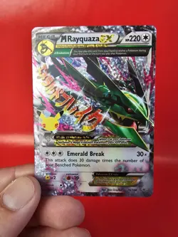 POKEMON TCG MEGA M RAYQUAZA EX 76/108 HOLO NM CELEBRATIONS - Image 5
