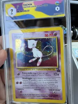 Mew 9 Holo Black Star Promo Pokemon Psa Graad 7 Con Swirl - Image 2