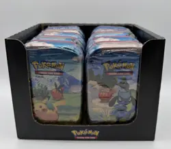 Pokemon Ascended Heroes MINI TINS Sealed 10x Tins 2 Complete Art Sets w/ display - Image 1