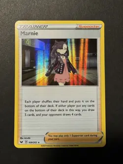 Marnie Holo Rare Trainer 169/202 Pokemon Sword & Shield - Image 1