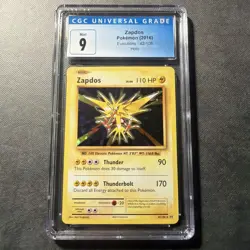 ZAPDOS POKEMON 42 2016 EVOLUTIONS HOLO FOIL ENGLISCH CGC 9 - Image 1
