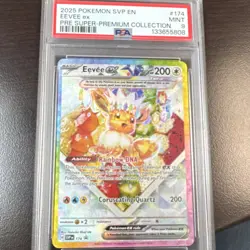 Pokemon SVP en Eevee EX 174 Promo Pre Super-Premium Collection PSA 9 - Image 1