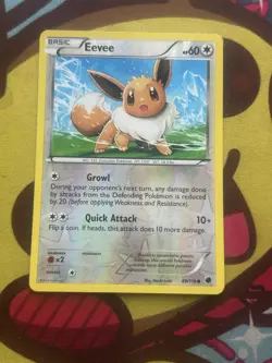 Pokemon Eevee 89/116 - Reverse Holo - BW Plasma Freeze - Excellent - Image 1