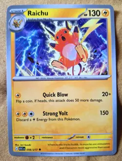 17p Auctions: Raichu 56/217 Uncommon Regular ME: Ascended Heroes - Pokemon TCG - Image 1