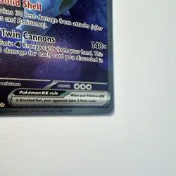 Pokemon TCG Blastoise EX Illustration Rare Full Art Holo 200/165 SV151 330 HP - Image 4