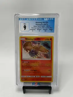 Shining Ho-Oh SM70 Black Star Promo Pokemon 2017 Nintendo CGC 9*Not PSA - Image 1