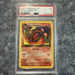 Pokemon 2000 Dark Charmeleon 1st 32/82 PSA 5 - Image 1