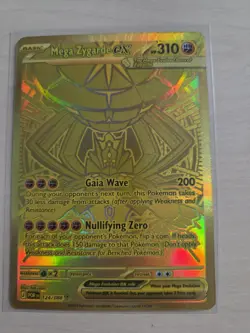Pokemon Mega Zygarde ex Gold Hyper Rare 124/088 Perfect Order - Image 2