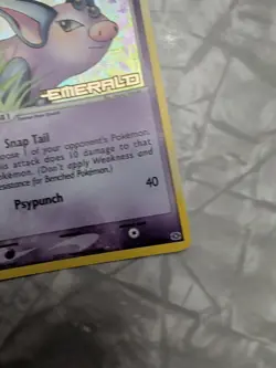 Pokemon Grumpig 30/106 EX Emerald Reverse Holo Stamped NM-MINT - Image 5