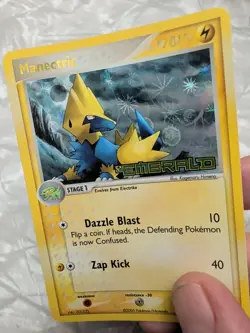 Manectric 16/106 EX Emerald Reverse Holo Stamped Pokemon 2005 - Image 2