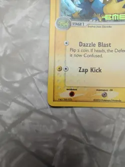 Manectric 16/106 EX Emerald Reverse Holo Stamped Pokemon 2005 - Image 4