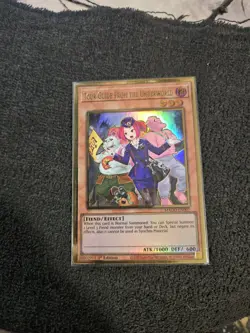 YuGiOh Tour Guide From the Underworld MAGO-EN007 Gold Rare 1st Edition - Image 1