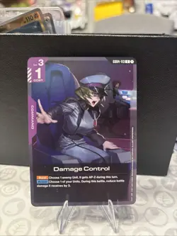 Gundam Card Game Phantom Aria Damage Control GD04-113 Rare NM - Image 1