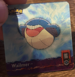 2003 Pokemon Advanced Artbox 3D Wailmer/Wailord AF30 Lenticular Card - Image 1