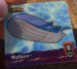 2003 Pokemon Advanced Artbox 3D Wailmer/Wailord AF30 Lenticular Card - Image 2