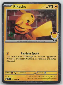 Pikachu (Pokemon Day 2026) Holo Miscellaneous Cards & Products 051/162 LP - Image 1