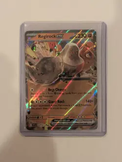 Regirock ex 107/217 Ascended Heroes Double Rare Holo Pokemon TCG Card - Image 1
