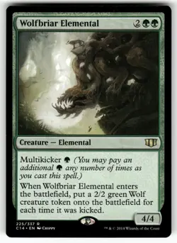 Wolfbriar Elemental 225 Rare Commander 2014 Magic: The Gathering Near Mint - Image 1