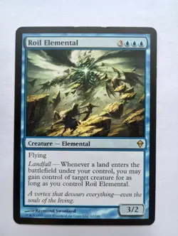 MTG - 1x Roil Elemental - Zendikar - Moderately Played - Image 1
