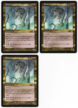 Bladewing the Risen x3 3x 2003 Scourge Multi-Color Legendary Creature MTG LP AZ3 - Image 1