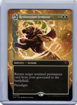 Restoration Seminar (Borderless) Secrets of Strixhaven 290 NM - Image 1