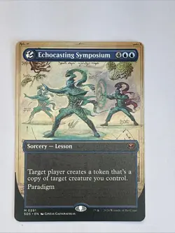 x1 Echocasting Symposium - Borderless M MTG Secrets of Strixhaven M/NM, English - Image 1